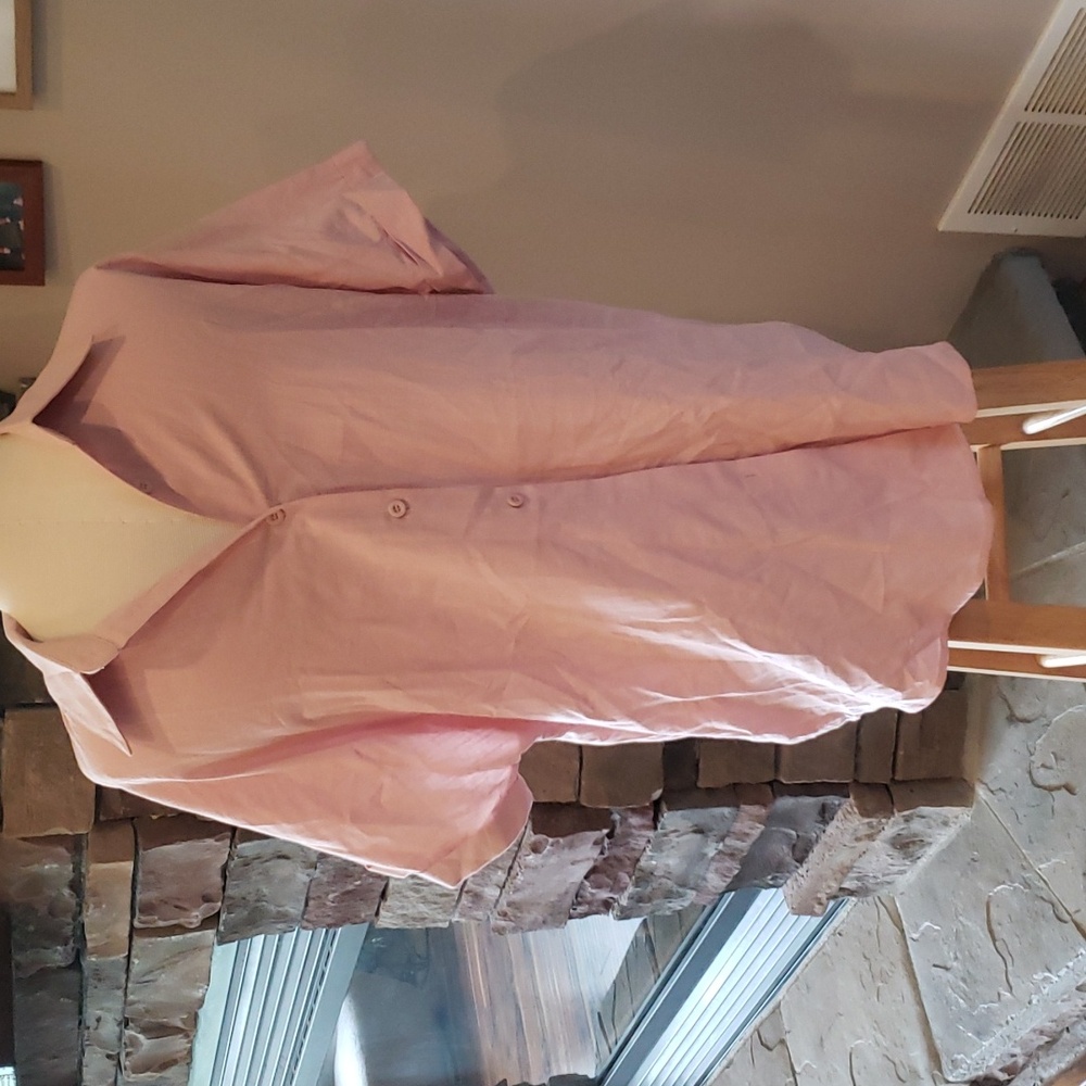 NWT Zeagoo pink button down
